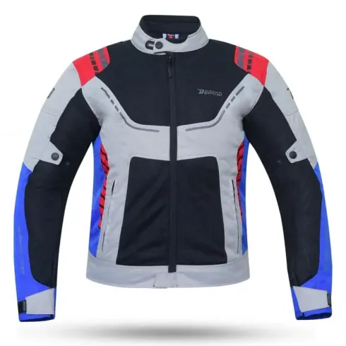 Chaqueta Moto Degend Breeze Evo Negro Rojo Azul