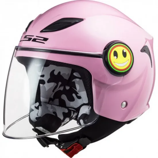 Casco ls2 infantil of602 funny junior rosa